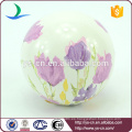 Profesión fabricación al por mayor decoración de bola de cerámica de colores para el hotel